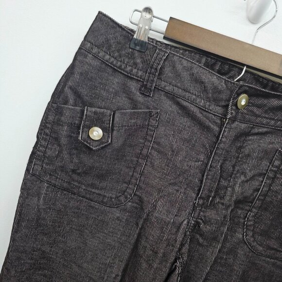 Lane Bryant Womens 14 Brown Corduroy Pants Straight Leg Pockets Retro Y2K Vibe - Picture 7 of 16